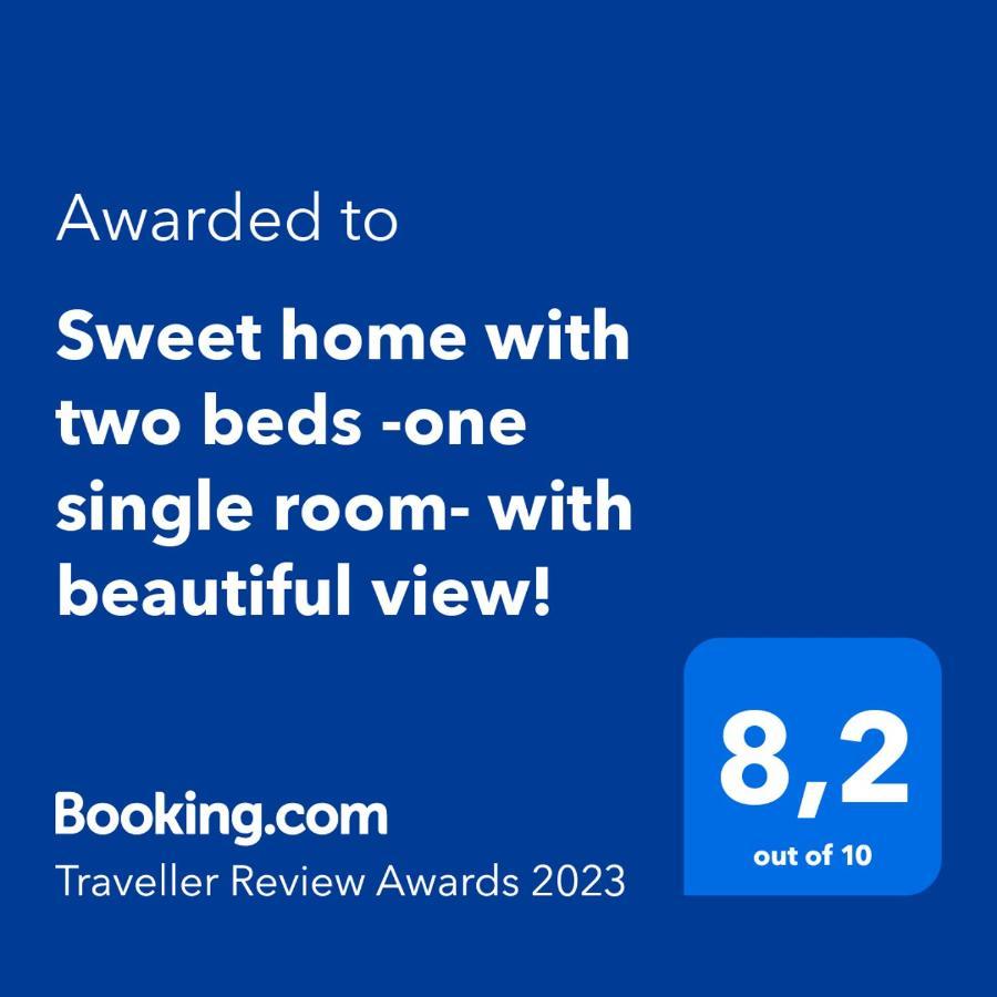 Sweet Home With Two Beds -One Single Room- With Beautiful View! Agia Marina  Exterior photo